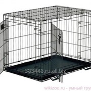 Клетка для собак wikiGROOM №4 2-х дверная размер 107 x 73 x 79 см