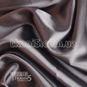Ткань Стрейчевый атлас тонкий ( темно-серый ) 2180