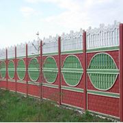 Плиты заборные фото