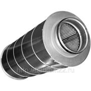 Шумоглушитель для круглых воздуховодов SCr 125/900 фото