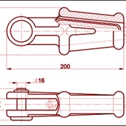 Зажим натяжной клиновой НКК-1-1Б