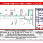 Разработка планов эвакуации фото