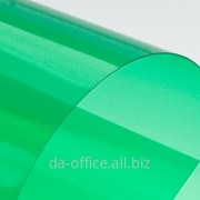 Прозрачная пластиковая А4 0,2мм зеленая