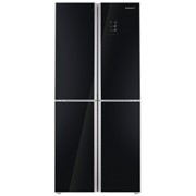 Холодильник Kraft KF-DE4431DFL (черное стекло) фото
