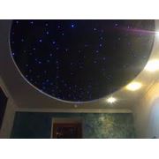 Звездное небо 3D на потолке фото