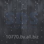 Гирлянда “Светодиодный Дождь“ 2х6м, постоянное свечение, черный провод, 220В, диоды БЕЛЫЕ, NEON-NIGHT фотография