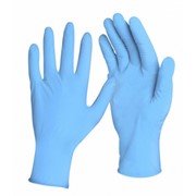 Перчатки нитриловые, голубые, 100 пар