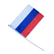 Флаг России 60х90см с флагштоком 90см