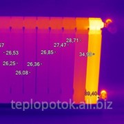 Тепловизионное обследование радиатора отопления