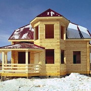 Проект деревянного дома фотография