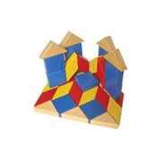 Набор «Геометрична мозаїка» , геометрическая мозаика, развивающий деревянный, 50 деталей. К набору прилагаюся схемы сбора возможных рисунков, а можно и самим создать свой неповторимый узор, артикул 0109 (ТМ Василько)
