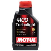 Моторное масло MOTUL 4100 Turbolight 10W-40 1л фотография