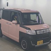 Микровэн HONDA N BOX кузов JF1 класса минивэн модификация G L PACK ELEMENT г 2016 пробег 4 т.км розовый черный фотография