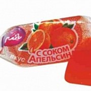 Конфеты Чудо-Ягода с соком вкус Апельсина / 250 г. фотография