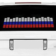 Эквалайзер на стекло авто 90см*25см (бел, син, крас) фото