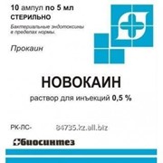 Новокаин 0,5 % 5 мл №10 р-р д/ин. амп.серия 380215 фотография