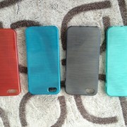 Чехол iPhone 5/5S полосатый силиконовый + пленки *BonnyCases*