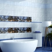 Плитка для ванной City голубой