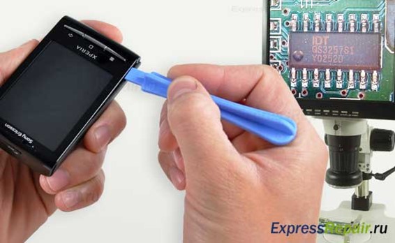 Ремонт мобильных телефонов сони. Как починить телефон Sony Ericsson.