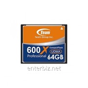 Карта памяти CompactFlash 64Gb Team 600x (TCF64G60001), код 135055 фото