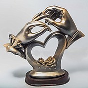 Статуэтка Руки влюблённых бронзовые фотография