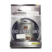 Леска Namazu “Ice Generation“, L-50 м, d-0,14 мм, test-1,72 кг, прозрачная/10/ фото