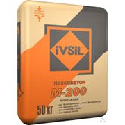 Пескобетон, монтажная смесь IVSIL М-200 фото