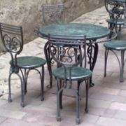 Столы со стульямиНабор кухонныйСтолыСтулья кованные в Молдове фото