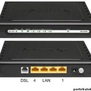 Модемы D-LINK DSL-2540U, ADSL модем-маршрутизатор, ADSL2+ 4-port ethernet фото
