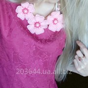 Колье Pink flowers фото
