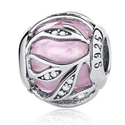 Серебряный шарм Pandora “Розовое сияние природы“ 791969PCZ фотография