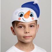 Шляпа карнавальная детская Снеговичок СМ-5047399 фотография