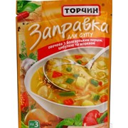 Заправка для супа Торчин овощная с болгарским перцем луком и морковью 240г фотография