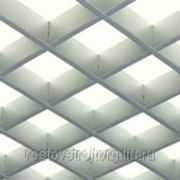 Подвесной потолок Грильято Алюминий серебристый фото