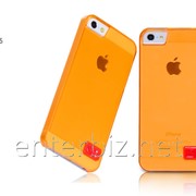 Чехол Hoco for iPhone 5/5S Cristal Back case Orange (HI-P009-O), код 46465 фотография