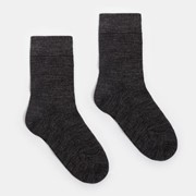 Носки мужские тёплые GRAND LINE, цвет тёмно-серый, размер 25 фото