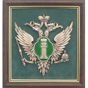 Панно Эмблема Министерства Юстиции РФ (Минюст России) фотография
