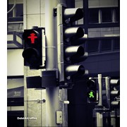 Фотокартина на холсте "Берлинский светофор"