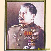 Гобелен портрет Сталин цветной