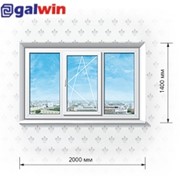 Металлопластиковое окно Galwin (Галвин), Павлодар фото