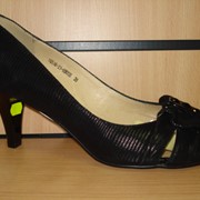 Туфли женские 10516-21-H900B черн.велюр