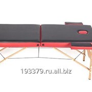 Двухсекционный деревянный массажный стол W-2-13