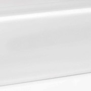 Плинтус под покраску Korner Idea-80 Белый глянец фотография