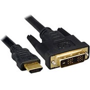 Кабель HDMI-DVI single link Cablexpert CC-HDMI-DVI-10 позолоченные разъемы, чёрный - 3 метра