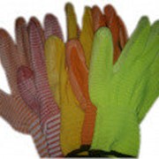 Перчатки нейлоновые "Радуга Люкс" (с силиконовым обливом; микс; 5 цветов)