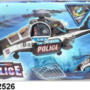 Набор Полиция 2 (большой полицейский вертолет, свет. + 2 звуковых эффекта, батар. 2хАА)