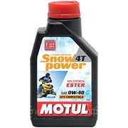 MOTUL SnowPower 4T 0w40 100% Synt.Ester 1л масло моторное фото
