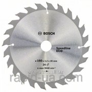 Пила дисковая по дереву Bosch 160x20/16x24z Speedline ECO фото