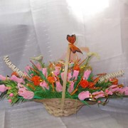 Корзина роз фото