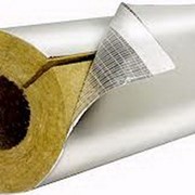 Изоляция для труб из базальтовой ваты, 80 кг/м3, фольгир.,толщина 40 мм, диаметр 28 мм